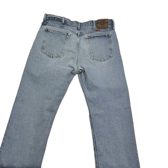 Wrangler Light Wash Straight Leg Jeans Men's Size 35/30 - Picture 5 of 10